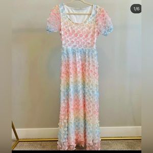 Baltic Born One of a kind Rainbow Floral Maxi Dress!